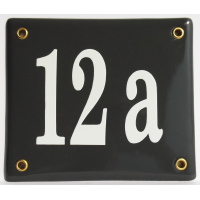 Huisnummer bord 'extra 2' 15x13 cm